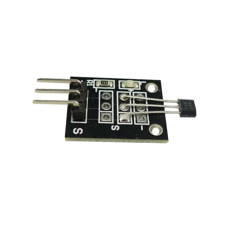 Ferwooh وحدة مستشعر المغناطيسية تأثير هول KY-003 3.3V-5V 3144E A3144 (عبوة من 10 قطع) - Image 4